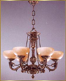 Alabaster Chandeliers Model: RL 383-75